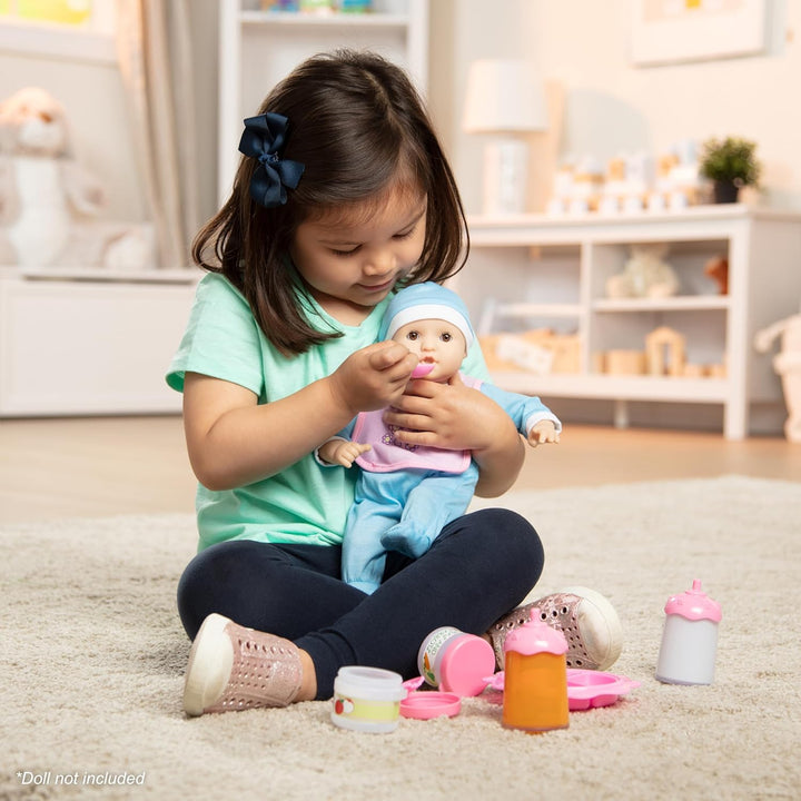 Melissa & Doug FBA_14888 Time To Eat! 8 Piece Feeding Set (English Only) Futterset, Futterset