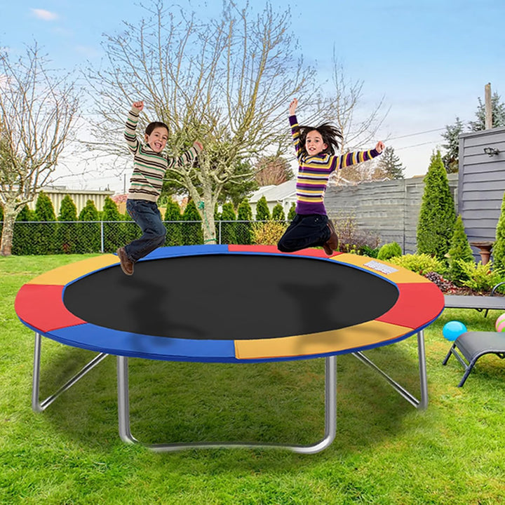 YUENFONG Trampolin Randabdeckung Ø 244cm 305cm 366cm PVC PE für Trampolin UV-beständig Reissfest Bla