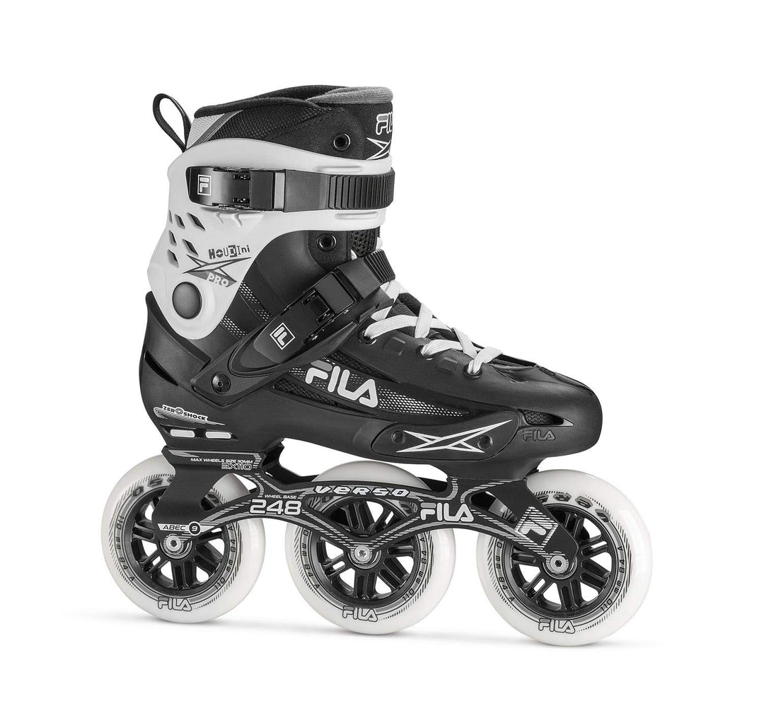 FILA Skates Houdini Pro Inlineskates Unisex Erwachsene, Unisex, 10620078, schwarz/weiss 43 BLACK/WHI