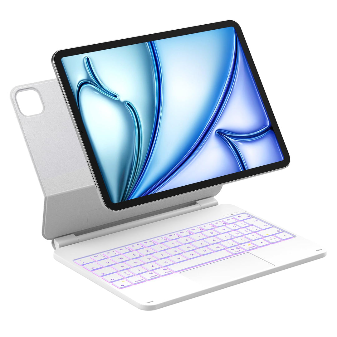 Inateck NeoMagic Magnetische Tastatur Hülle für iPad Air 11 Zoll M3/M2 (2025/2024),Air 5/4,Magic Key