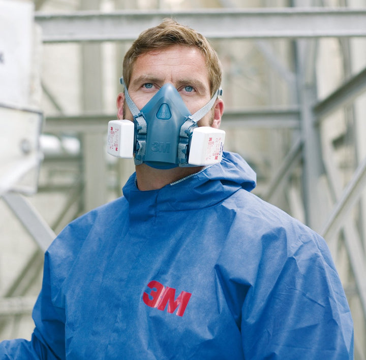 3M Halbmaskenkörper, aus Silikon mit strukturierter Gesichtsabdichtung, Grösse S, 1 Stück, 7501