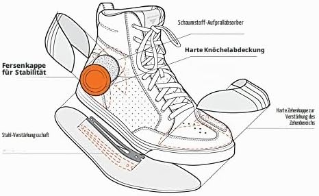 SHIMA Blake Motorradsteifel Herren - Verstärkte Leder Motorradschuhe mit Seitlichem Reissverschluss,