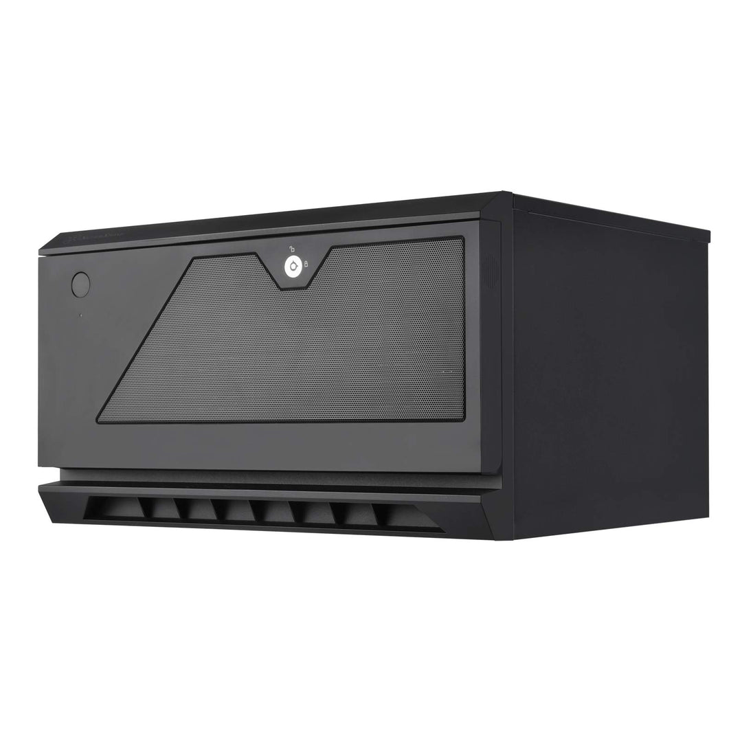 SilverStone Technology SST-CS381 v 1.2 - Case Storage ATX Midi Tower Computer Gehäuse, innen schwarz
