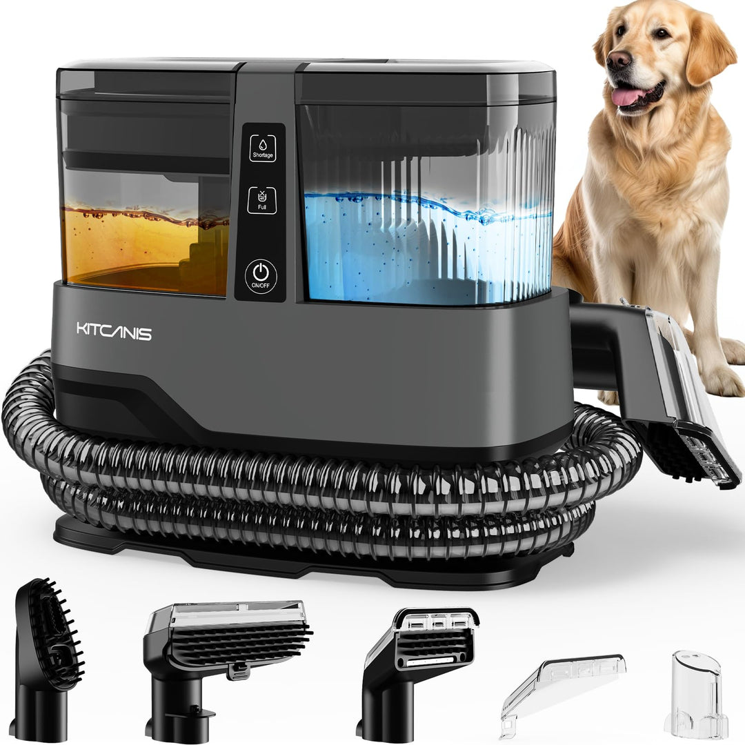 Kitcanis Polsterreiniger Gerät Nasssauger Waschsauger - 17KPa 600W 78dB Teppich und Polsterreiniger