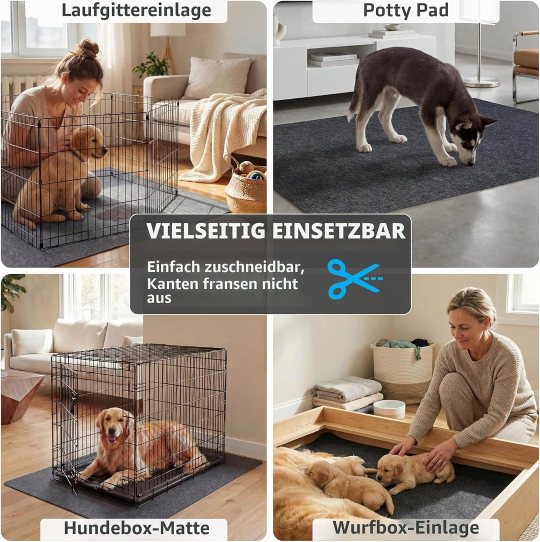 Drymate Laufgittermatte für Hunde, saugfähig, wasserdicht, rutschfest, maschinenwaschbar, Grösse XL