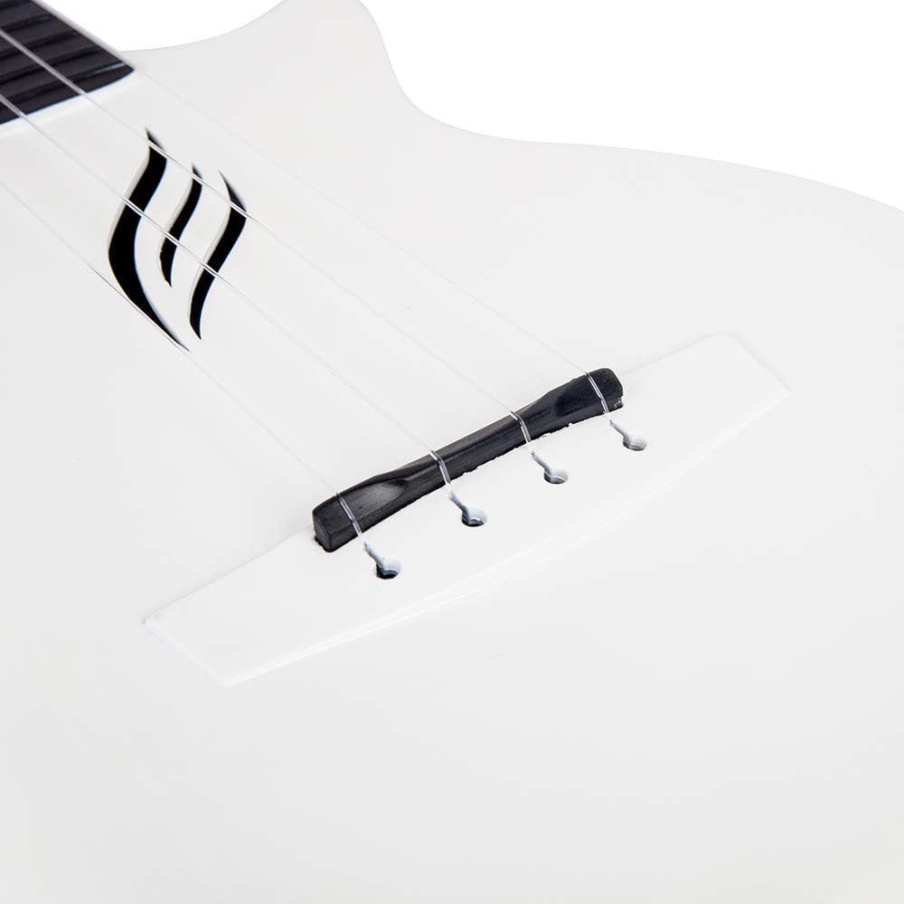 Enya Konzert Ukulele Nova U 23 Zoll Kohlefaser Anfänger Ukulelen Set mit Tasche Saiten Gurt Capo Was