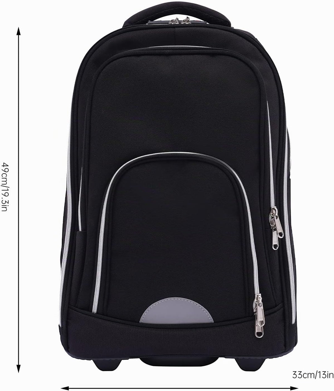 Reisetasche Mit Rollen 2-Rad Trolley Rucksack Business Laptop Tasche Handgepäck Backpack Schlichtes
