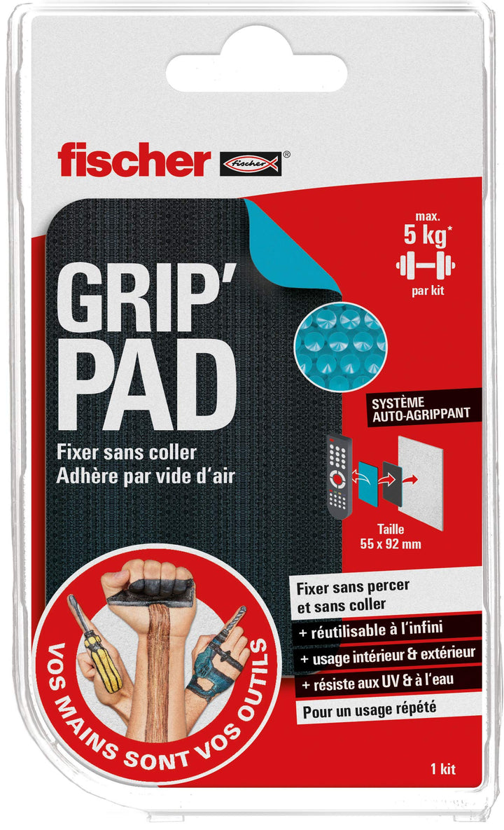 Fischer VMVO GRID'PAD MULTIFIX - Befestigung ohne Bohren und ohne Werkzeug