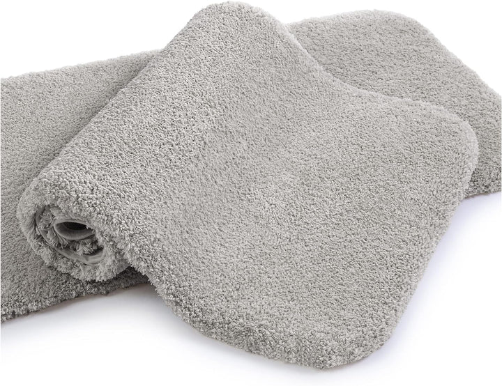 VANZAVANZU Badematte rutschfest 2er Pack Badteppich Verdickt Badezimmerteppich Weich Badeteppich Fla