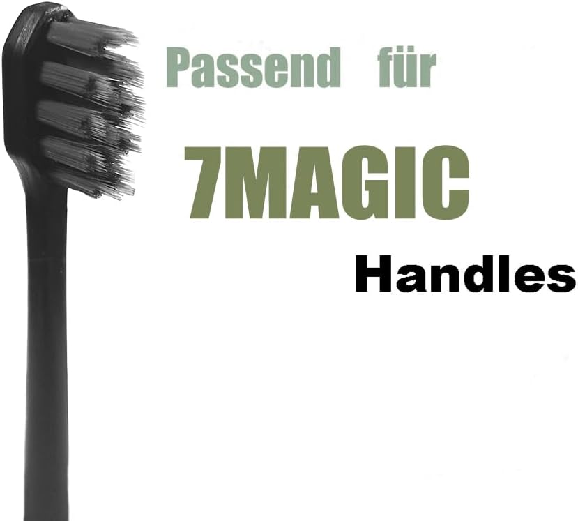 10er kompatibel mit 7magic D36 Elektrische Zahnbürste Ersatz Bürstenköpfe, für 7magic Ersatzbürsten
