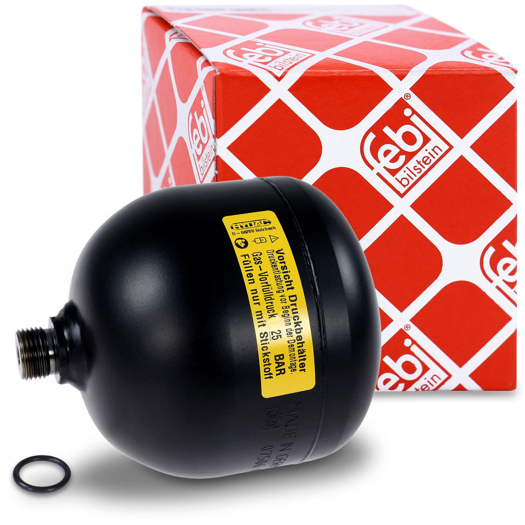 febi bilstein 01817 Hydrospeicher für Bremskraftverstärker, mit O-Ring , 1 Stück