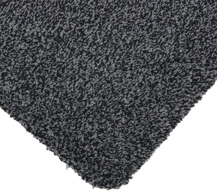 JVL Tanami Fussmatte, zweifarbig, Baumwolle Polyester Gummi, anthrazit, 50 x 150 cm Anthrazit 50 x 1