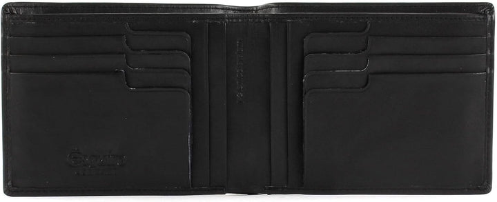 Esquire Harry Geldbörse Leder 12 cm Schwarz, Schwarz