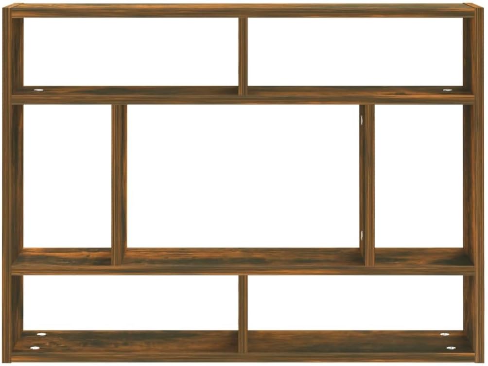 vidaXL Wandregal Räuchereiche 75x16x55 cm Holzwerkstoff, Räuchereiche