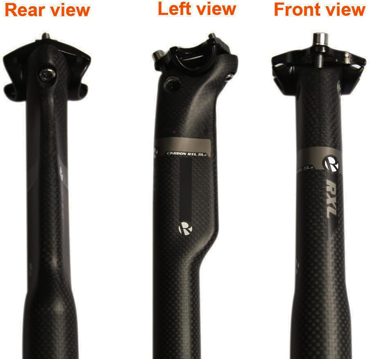 Sattelstütze carbon，RXL SL Mtb sattelstütze 27.2/30.8/31.6mm Fahrrad sattelstütze schwarz 350/400mm