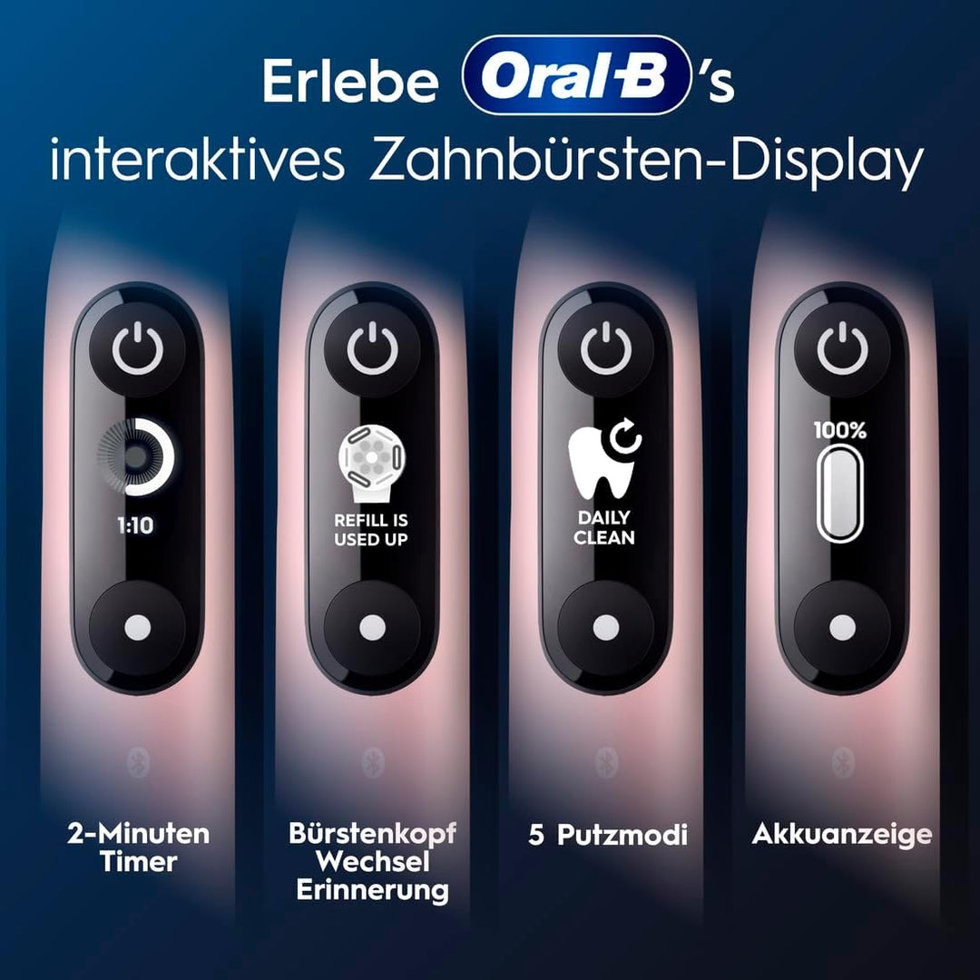 Oral-B iO Series 6 Sensitive Edition Elektrische Zahnbürste/Electric Toothbrush, 2 Aufsteckbürsten,