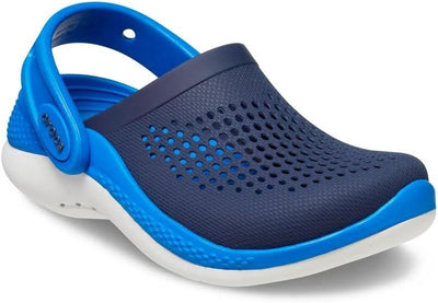 Crocs unisex-child Literide 360 Clog Clog, Navy/Bright Cobalt, 23/24 EU