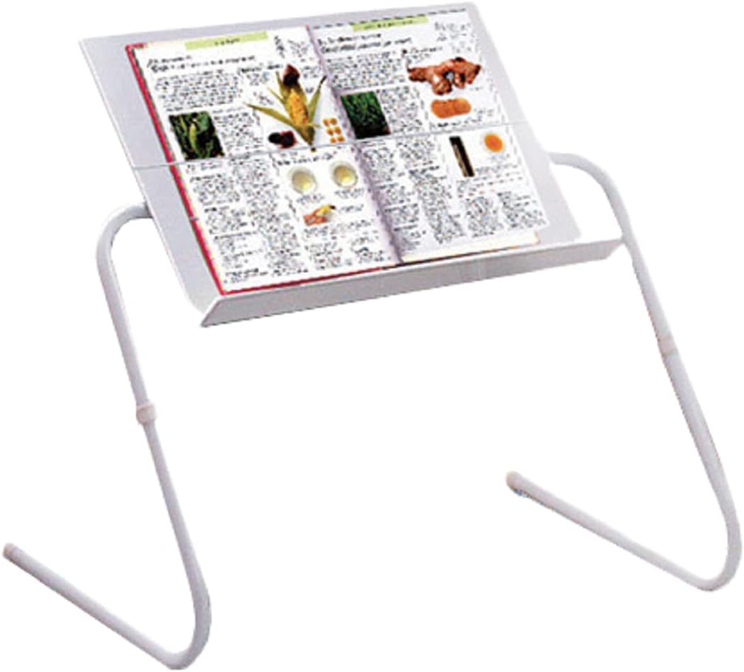 Genius ideas R 191270 Buchstütze PVC und Metall, weiss