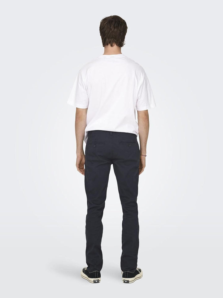 Only & Sons Male Chino Hose ONSMARK Slim Fit Chino Hose 30W / 34L Dark Navy, 30W / 34L Dark Navy