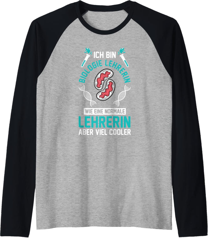 Biologie Bio Lehrer - Cooler Biolehrer Biologielehrer Raglan