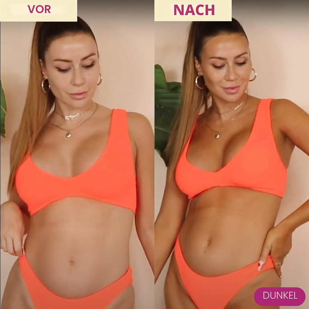 Coco &amp; Eve Bali Bae Selbstbräuner-Set (Dunkel). Natürliches Bräunungs-Mousse. Sofort-Selbstbräunungs