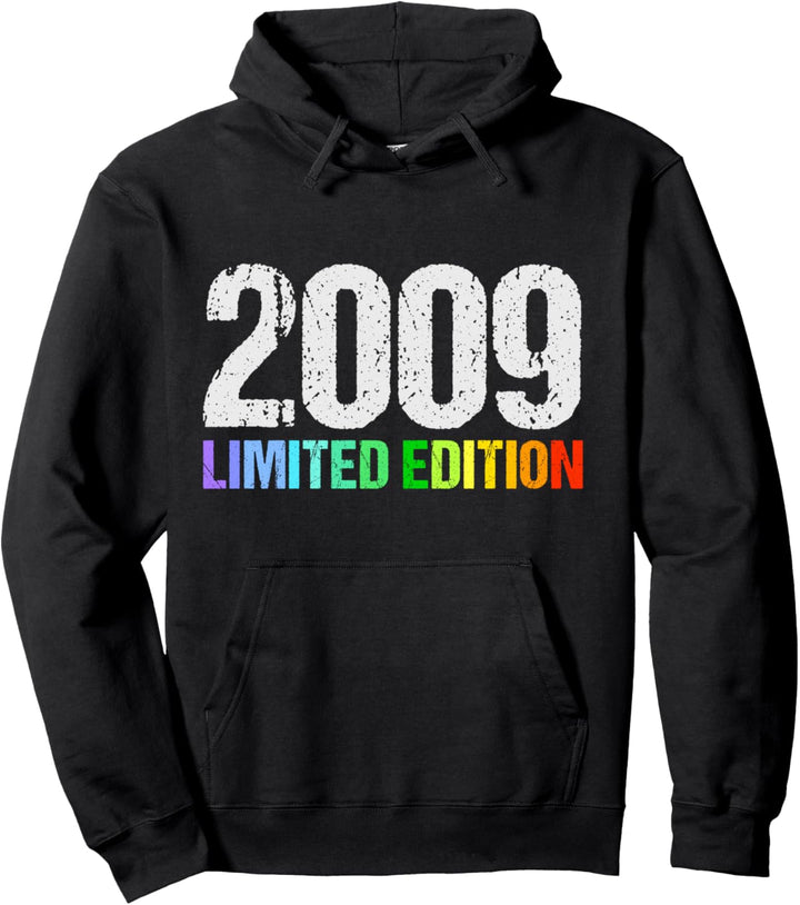 15. Geburtstag Junge Mädchen 15 Jahre 2009 Lustig Geschenk Pullover Hoodie