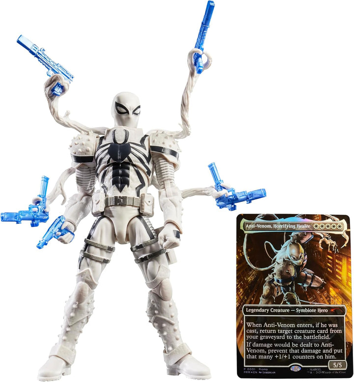 Hasbro Marvel Legends Series Magic: The Gathering Agent Anti-Venom, Spider-Man Action-Figur Plus Exk
