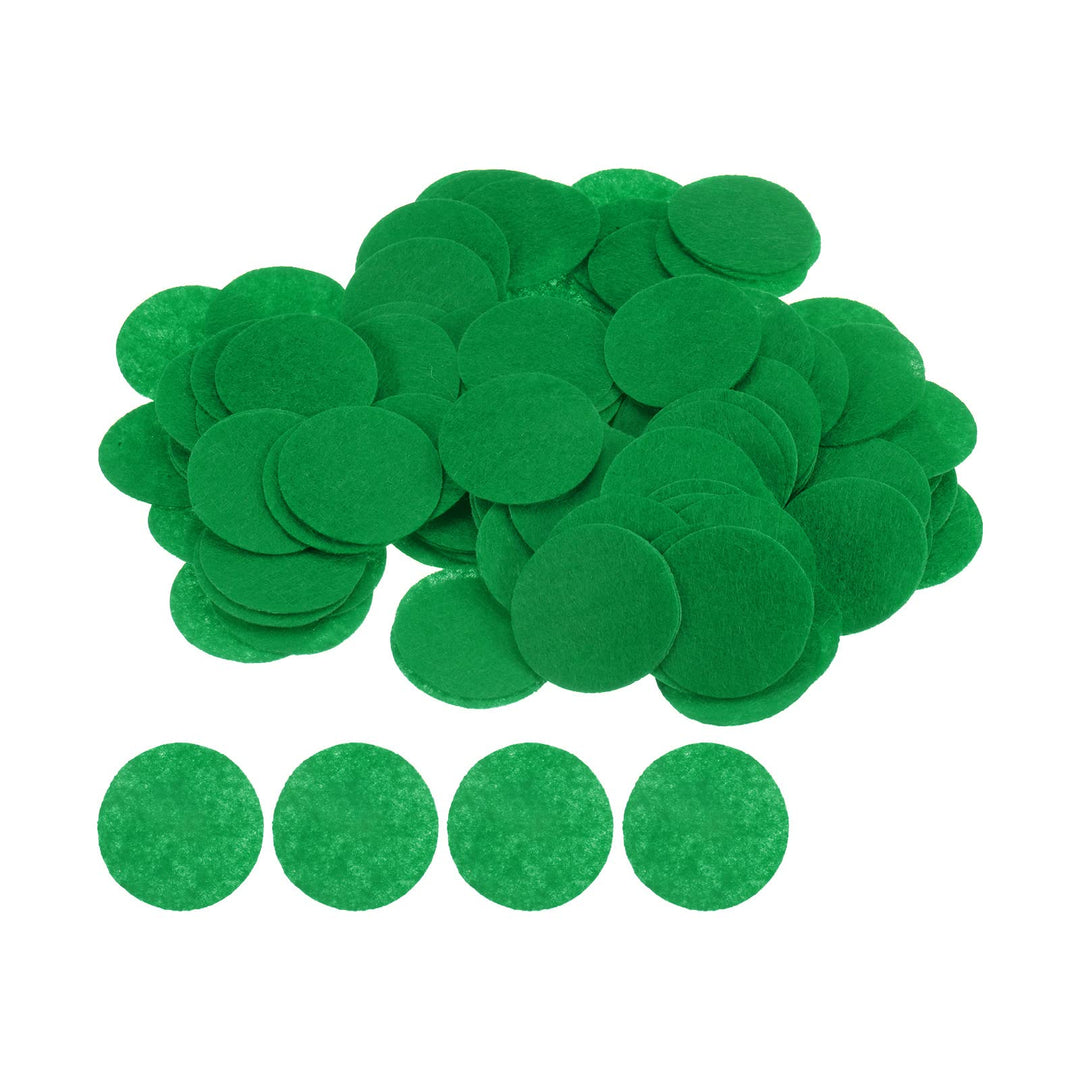 sourcing map 300 Stück Runde Bastelfilz 40mm, Filzkreise Handwerk Filz Pads Vliesstoff Filzkissen fü