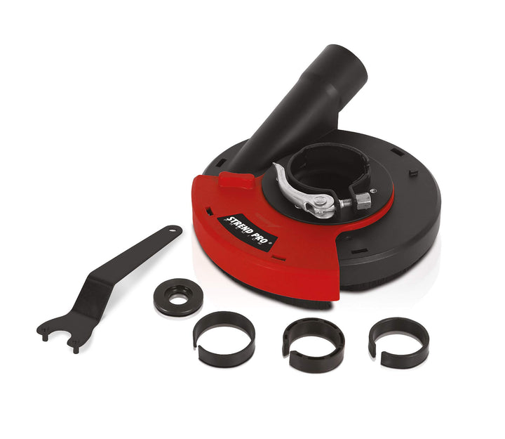 STREND PRO Absaughaube für Winkelschleifer 125mm / 115mm | Universal Fit | Flex Absaugung für Diaman
