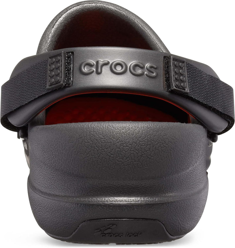 Crocs Unisex Bistro Pro Literide Clog Holzschuh 36/37 EU Schwarz, 36/37 EU Schwarz