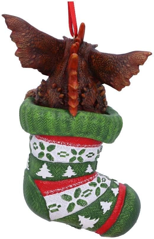 Nemesis Now Gremlins Mohawk im Strumpf zum Aufhängen, festlich, dekorativ, grün, 12 cm B5591T1 One S