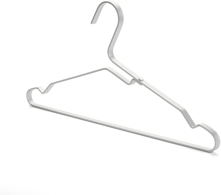 Brabantia Aluminium Clothes Hanger, Set of 4, Silver Silver Einheitsgrösse Aluminium Kleiderbügel (4