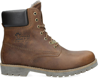 Panama Jack Herren Panama 03 Igloo Kurzschaft Stiefel 41 EU Braun Napa Grass Cuero Bark, 41 EU Braun