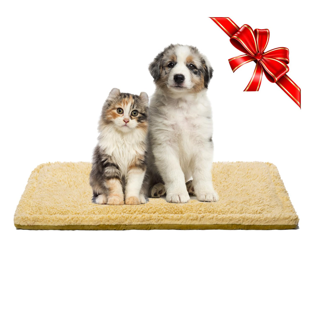 TVMALL Hundematte Reise Hundekissen Superweich Faltbar Bettmatte Waschbar Kissen für Hundebox Plüsch