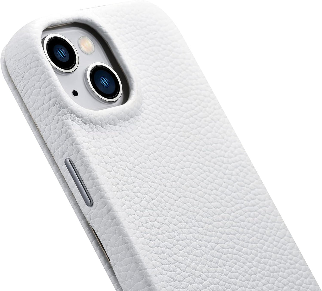 Mobiskin Hülle kompatibel mit Apple iPhone 14 Plus (6,7 Zoll), Handyhülle mit echtem Leder, Case, Sc