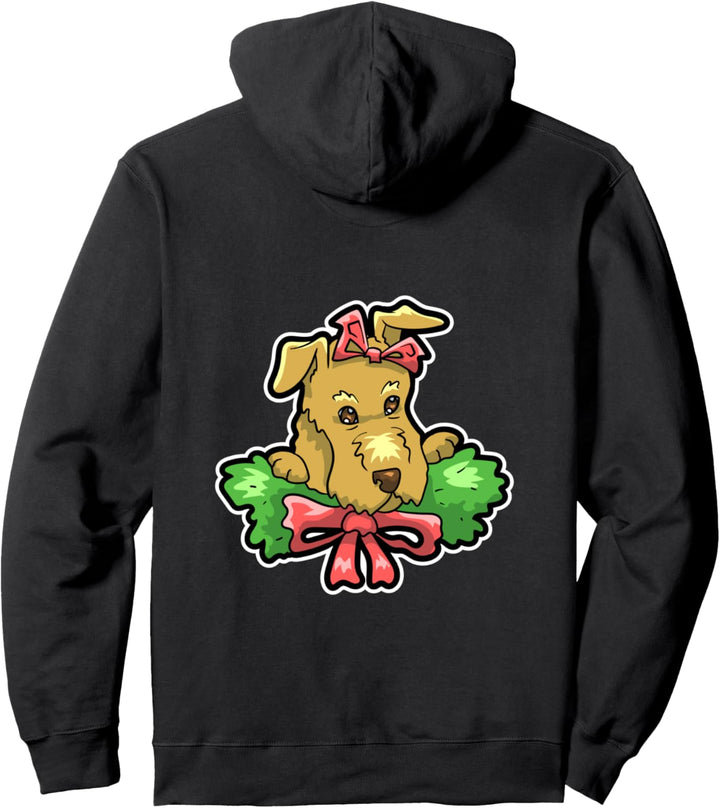 Weihnachten Airedale Terrier König der Terrier Pullover Hoodie