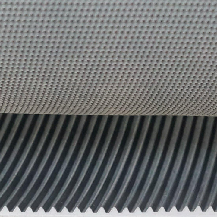 Nord-Industriegummi - Gummimatte Feinriefen - Anti-Rutsch Gummiläufer fein gerippt - 1m² Feinriefenm