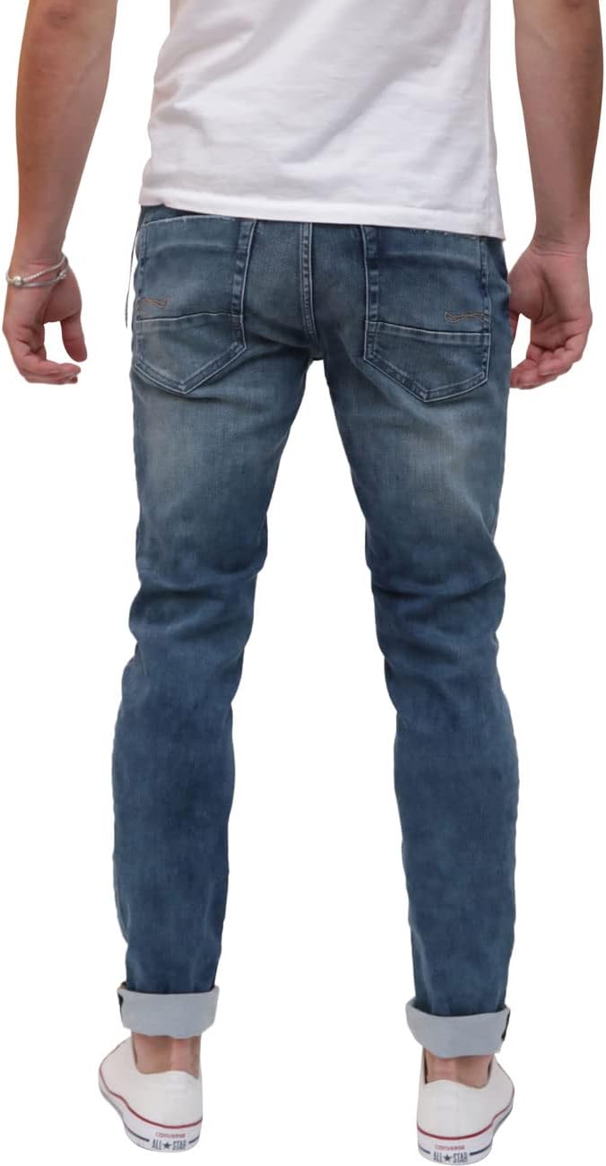 Miracle of Denim M.O.D. Herren Jeans Marcel - Slim Fit - Blau - Sparrow Blue Jogg W28-W38 Baumwolle
