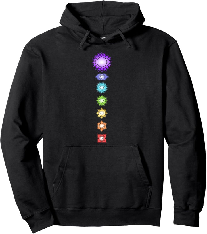 Yoga Meditation Spirituell Körper Energie Zentren Chakra Pullover Hoodie