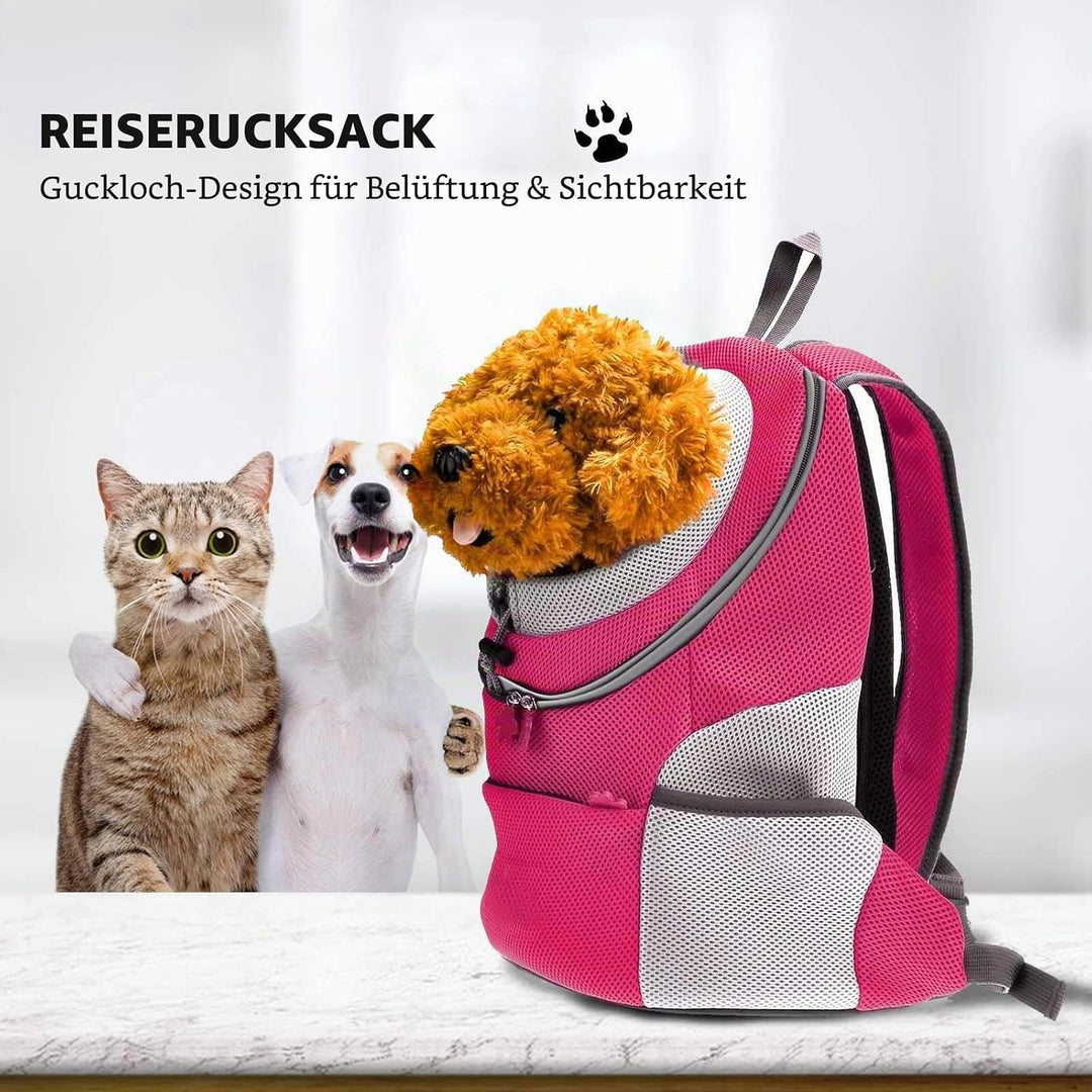 PETCUTE Rucksack für Haustier haustiertragetasche Rucksack Haustier Tasche für Hunde Airline Genehmi