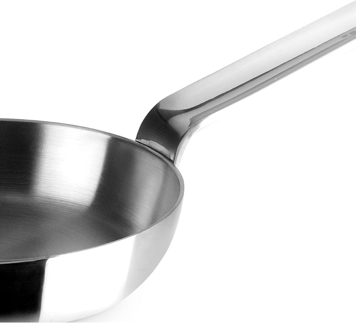 IBILI Blinis Triply Natural Dreilagige Pfanne, 12 cm, Edelstahl, induktionsgeeignet, ohne Antihaftbe