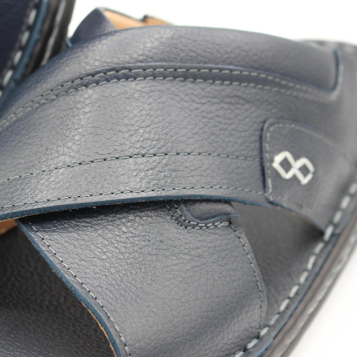 Zerimar Sommer Sandalen Naturleder Herren | Pantoletten Leder Herren | Leder Sandalen | Qualitäts Sa