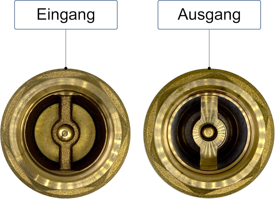VARIOSAN Rückschlagventil 10728, 1 1/4", Messing, PN 18, IG