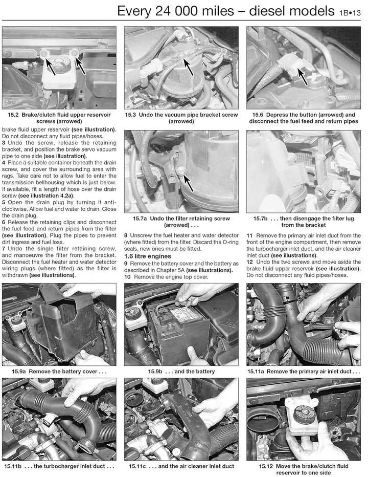 Peugeot 307 (01 - 08) (Y to 58 reg) Petrol & Diesel, Taschenbuch