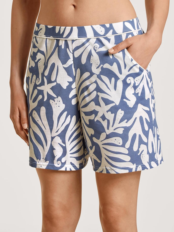 CALIDA Favourites Coast Shorts Damen 32-34 Marine Water Blue, 32-34 Marine Water Blue
