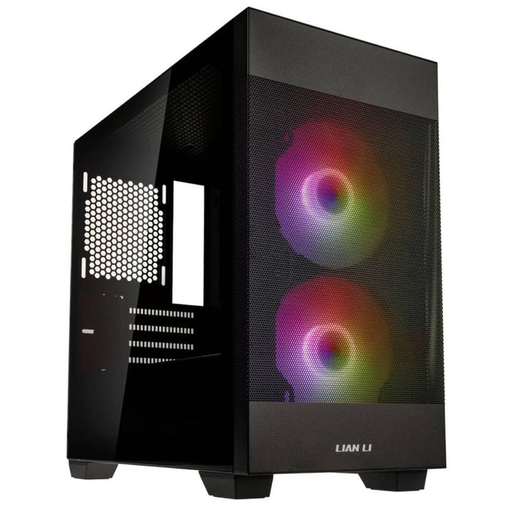 Lian Li LANCOOL 205M Mesh Micro-ATX-Gehäuse, Tempered Glass - schwarz