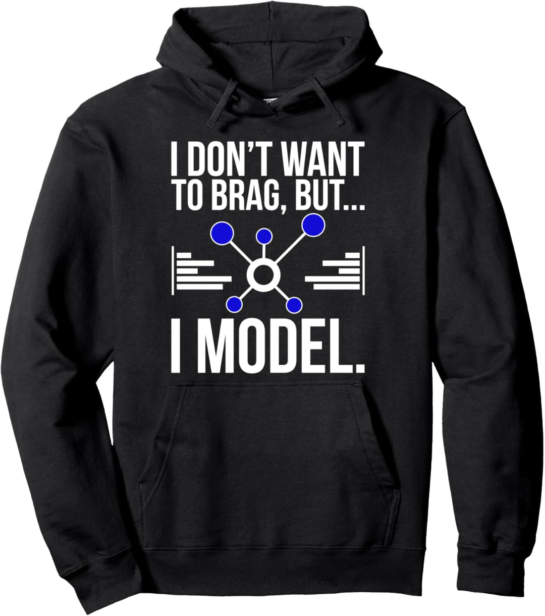 Ich bin Model Data Scientist Data Science Pullover Hoodie