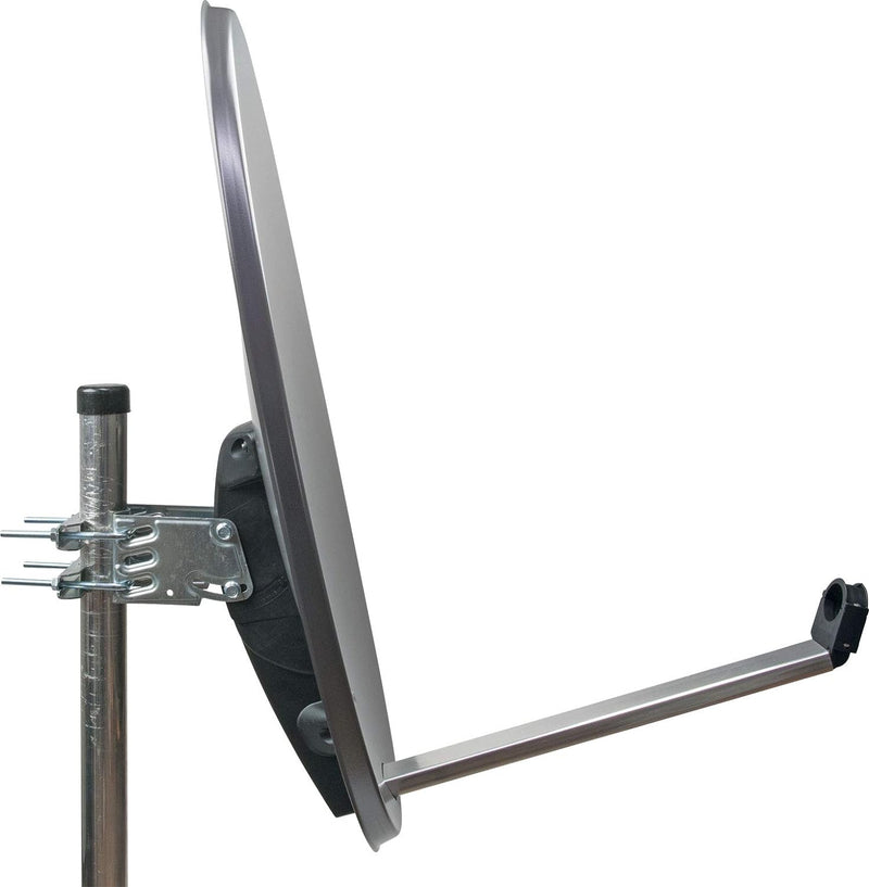 Schwaiger SPI996.1 Stahl SAT-Spiegel, (Durchmesser 85 cm) Anthrazit, Anthrazit