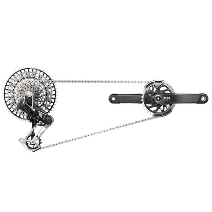 SRAM XX Eagle AXS Getriebegruppenset 32T CL55 Dub 10-52T 165mm, 165mm