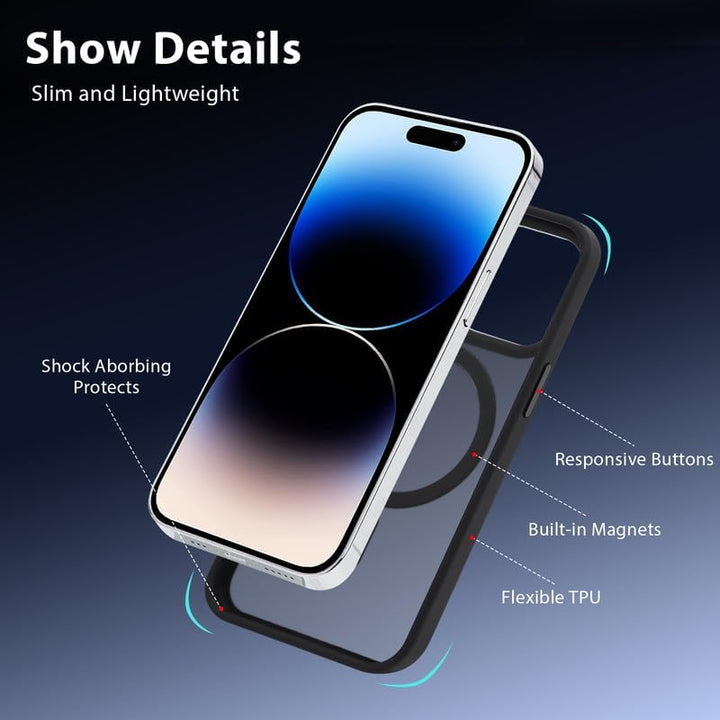 Yoedge Magnetische Handyband für iPhone 11 Pro Max 6,5" Hülle mit Band,Handyhülle Kompatibel mit Mag